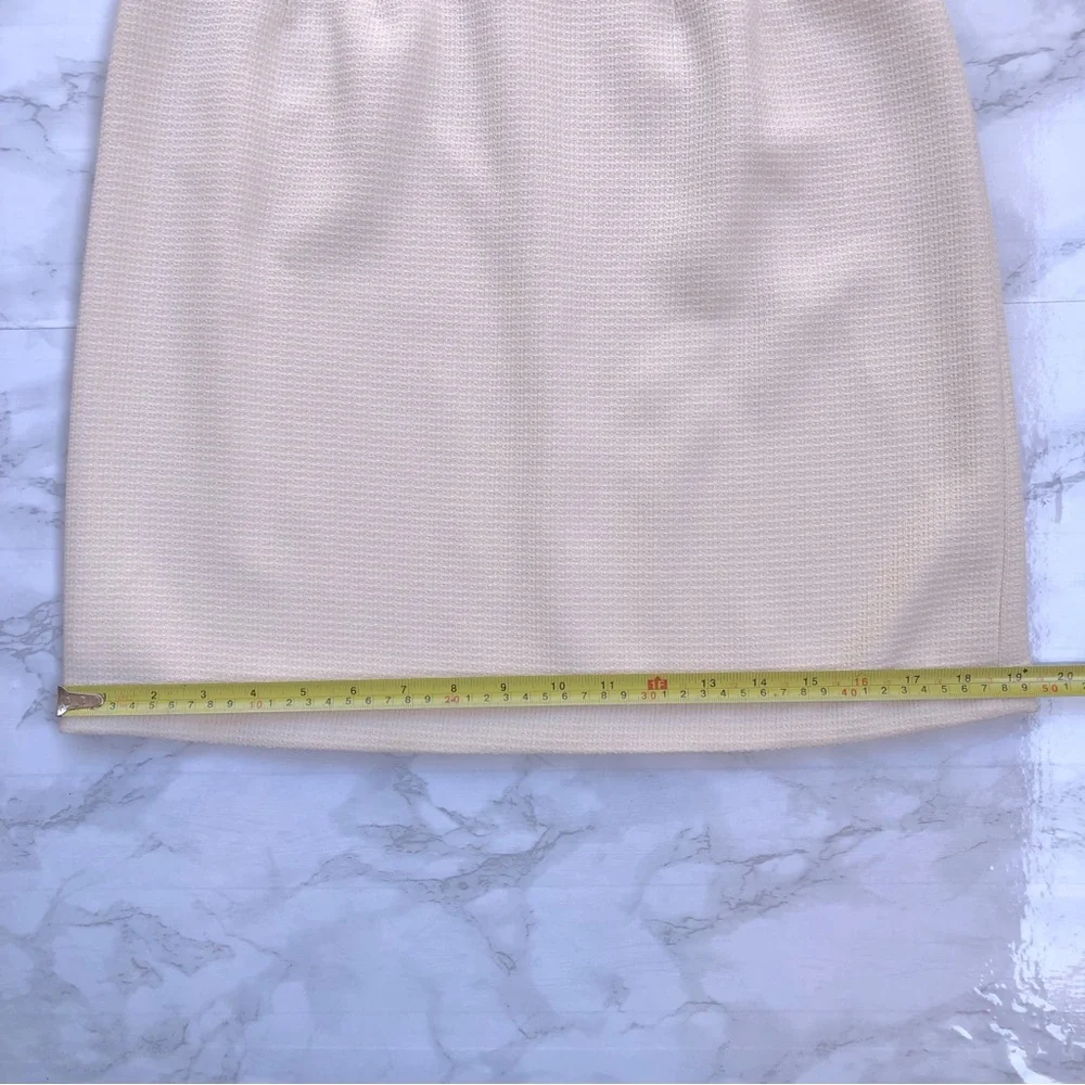 Dolce & Gabbana Tweed Knit Mini Skirt Ivory Women’s Size 38